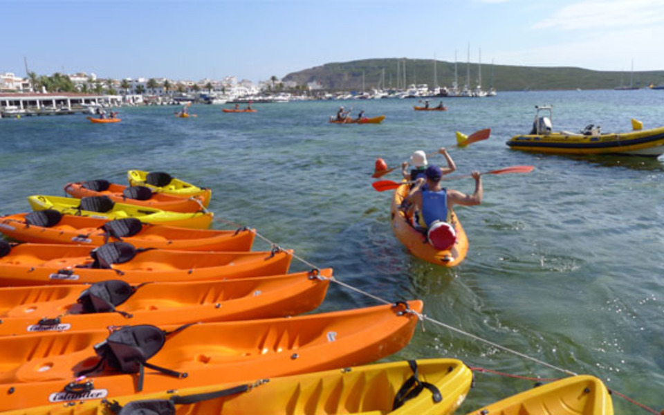 Ruta en Kayak en Menorca