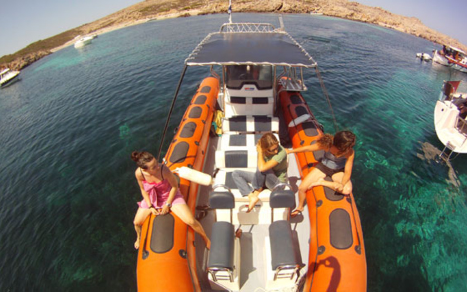 Excursión en lancha en Menorca