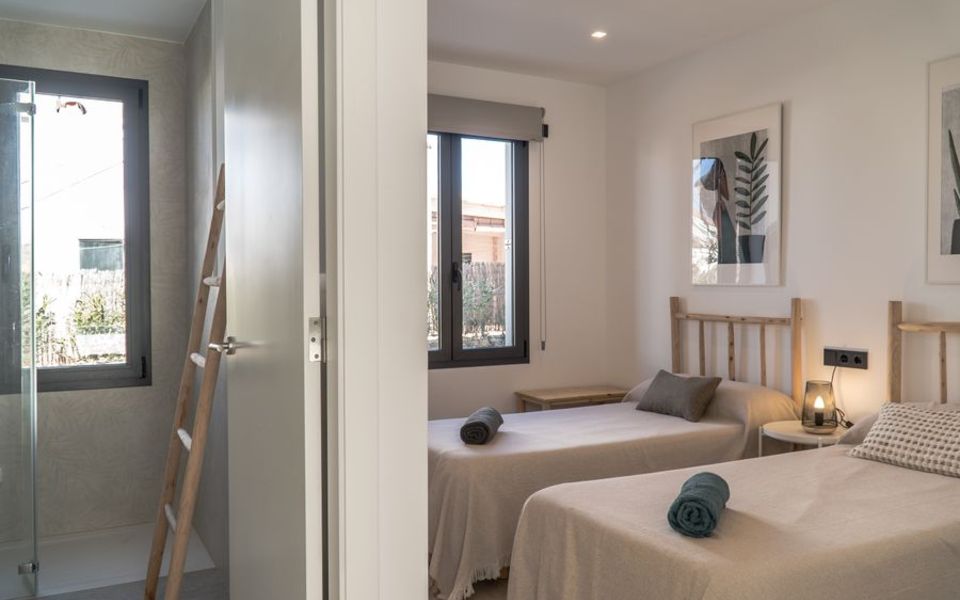 Villa con capacidad para 10 personas en tranquila urbanización muy cerca de Ciutadella